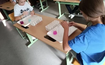 Експеримент на часу из предмета Хемија